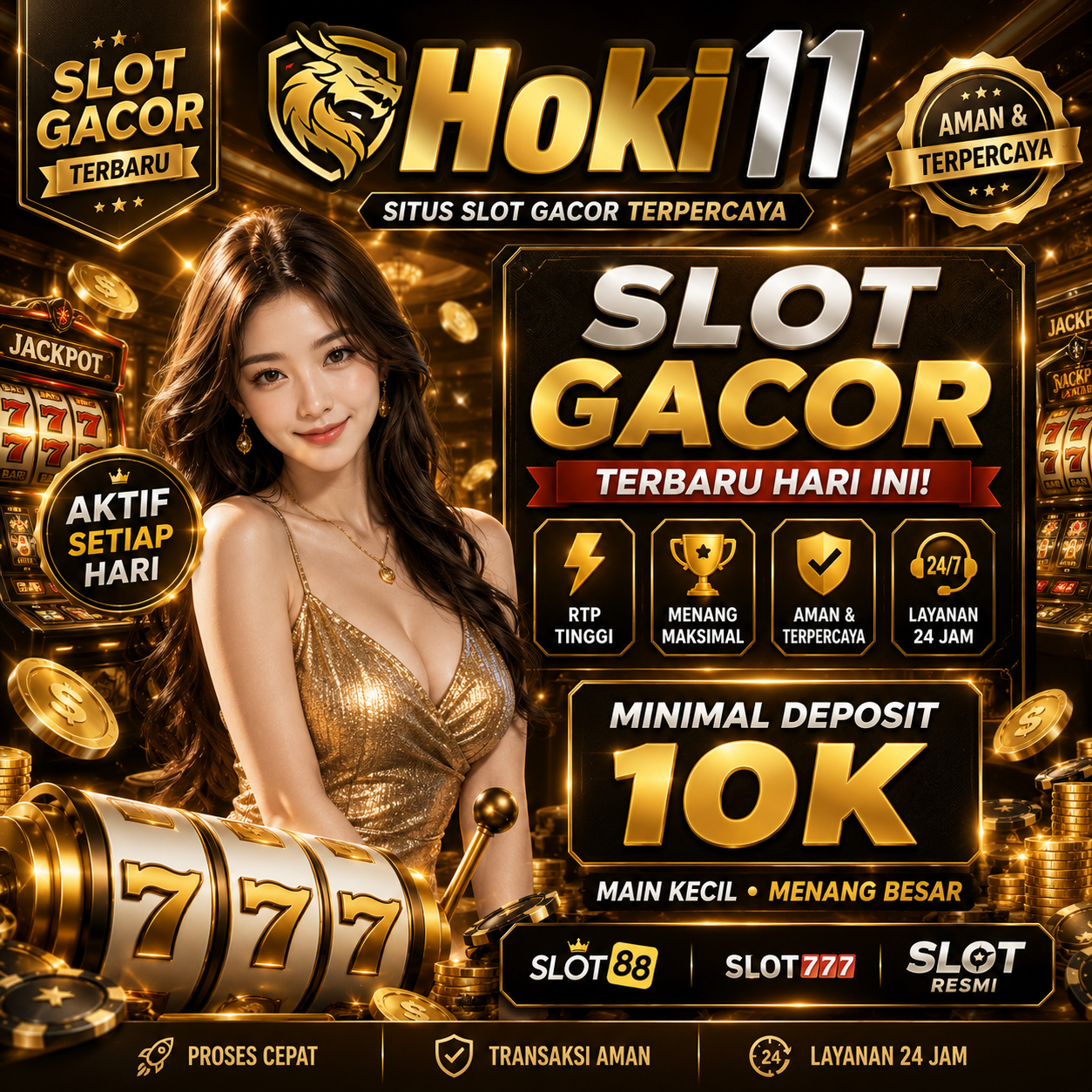 Slot Gacor Online Aktif Setiap Hari dengan Slot88, Slot777 & Slot Resmi